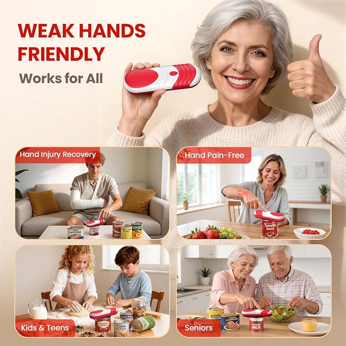 Electric Can Opener, Automatic Rechargeable Can Openers - Image 5