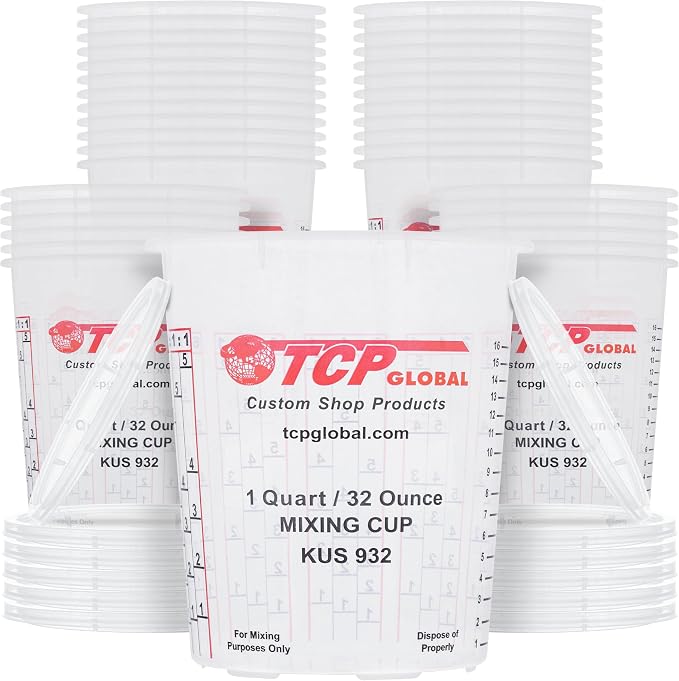 Custom Shop Paint Mixing Cups, 32-Ounce by CustomShop