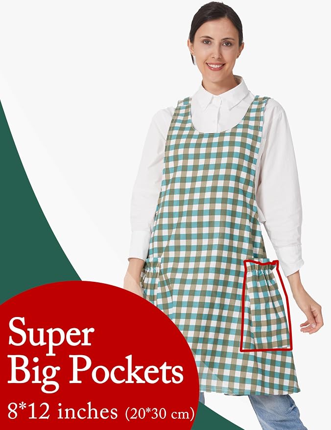 Cozy Adjustable Cross Back Aprons - Image 3