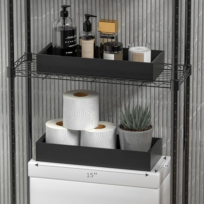 Kitchen Drawer Organizer Bins, Stackable Bamboo Drawer Organizer - Image 4