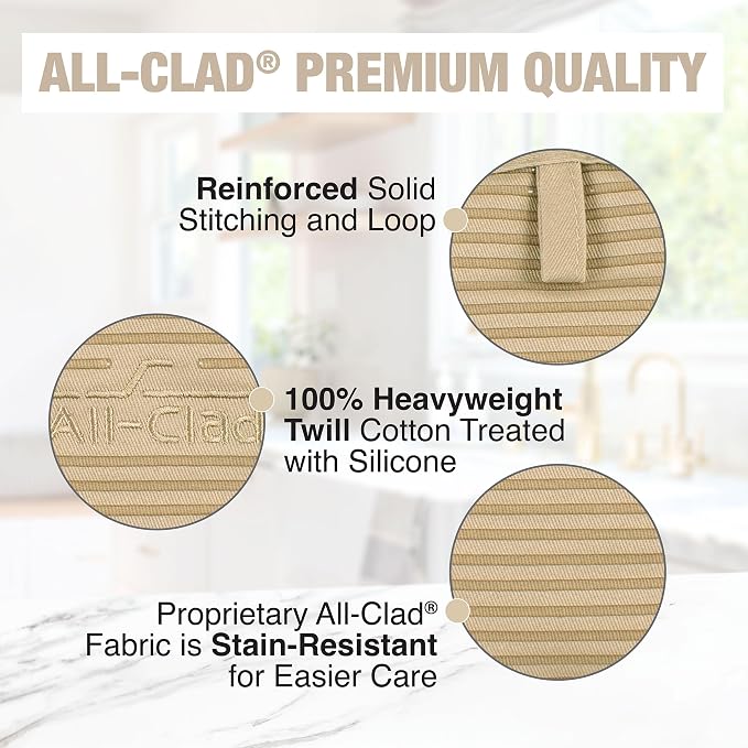 All-Clad Premium Pot Holder & Hot Pad: Heat Resistant to 500 Degrees - Image 5