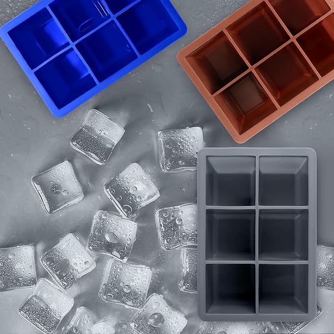 Excnorm Silicone Ice Cube Trays 3 Pack - Image 6