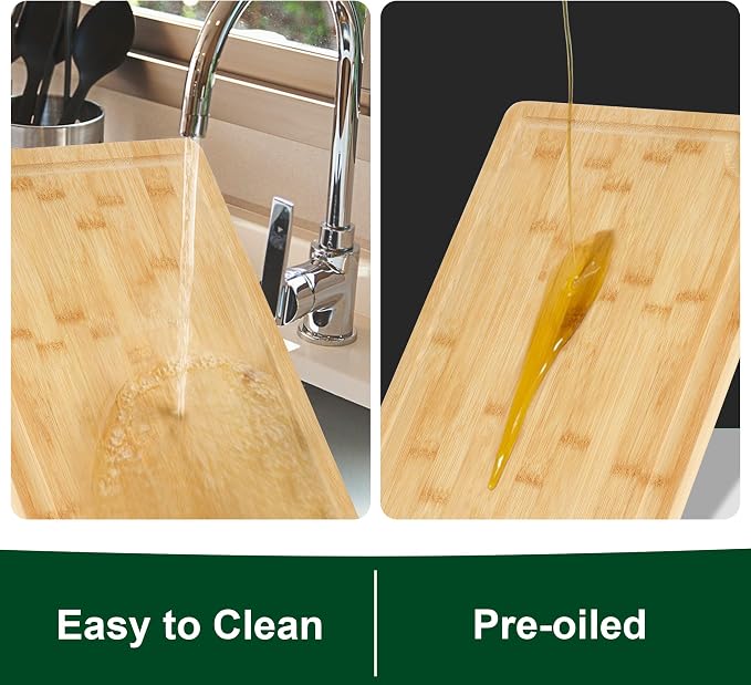 3PCS Bamboo Cutting Board Set - Image 7