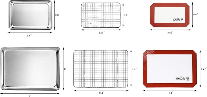 New Star Foodservice 1028768 Commercial-Grade Bun Pan/Baking Sheet, Baking Mat - Image 3