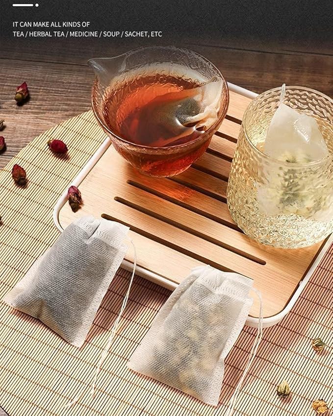 200pcs Disposable Tea Bags for Loose Leaf Tea, Tea Filter Bags - Image 7