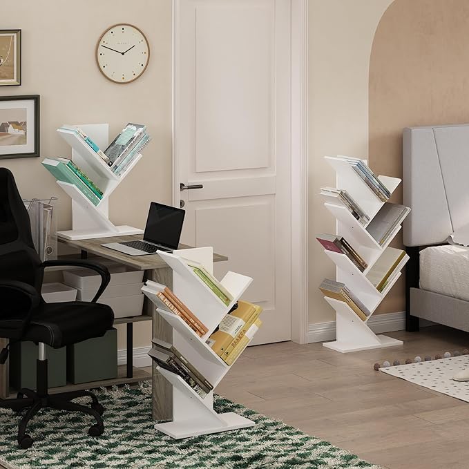 Furinno Tree Book Shelf, 7-Tier Bookshelf - Image 5