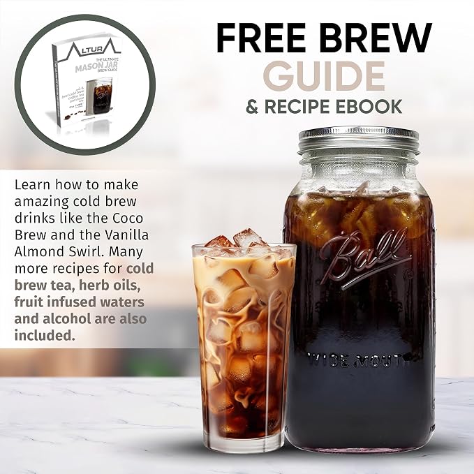 Altura The TUBE+ Cold Brew Coffee Maker and Tea Infuser - Image 5