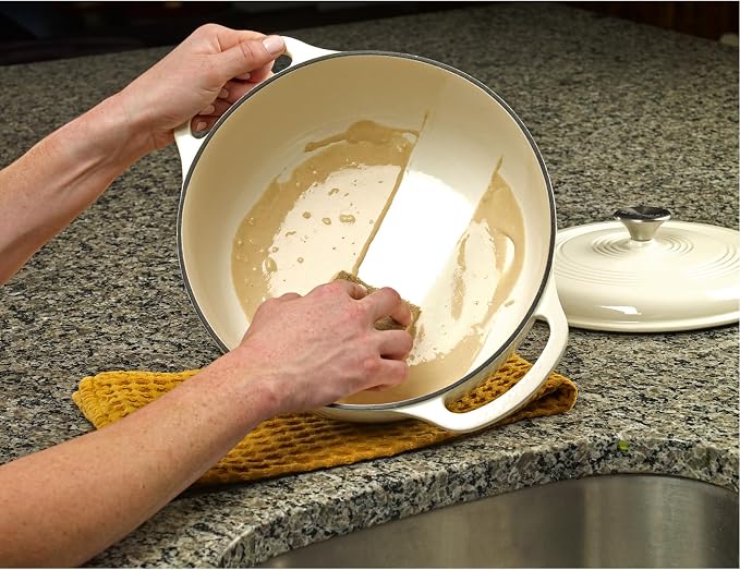 Mercer Culinary Enameled Cast Iron Round Dutch Oven, 6 qt. - Image 8