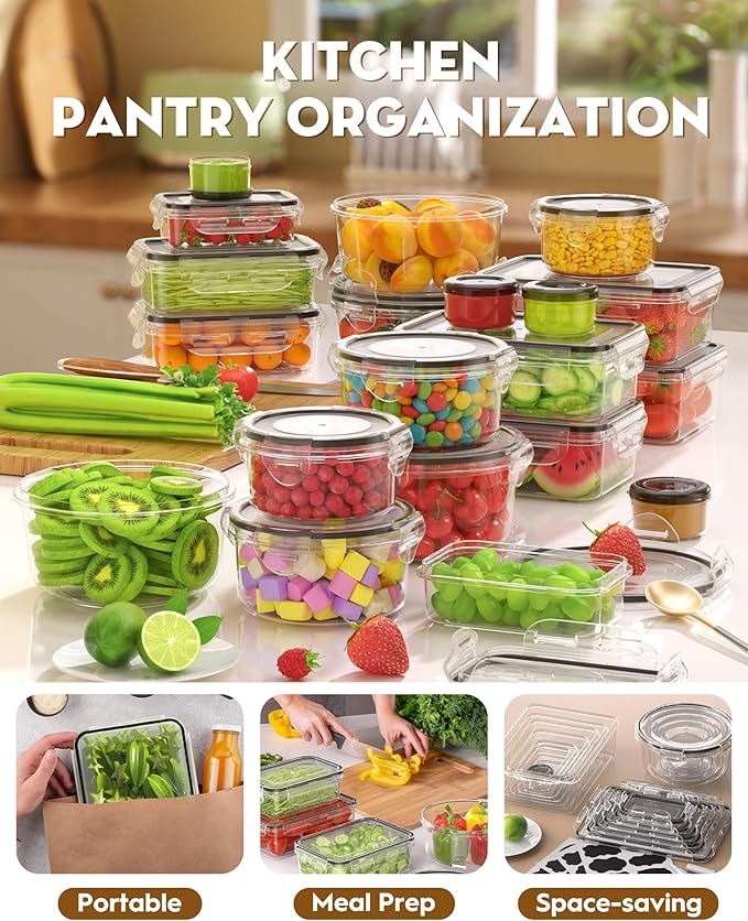 40 PCS Food Storage Containers - Image 7