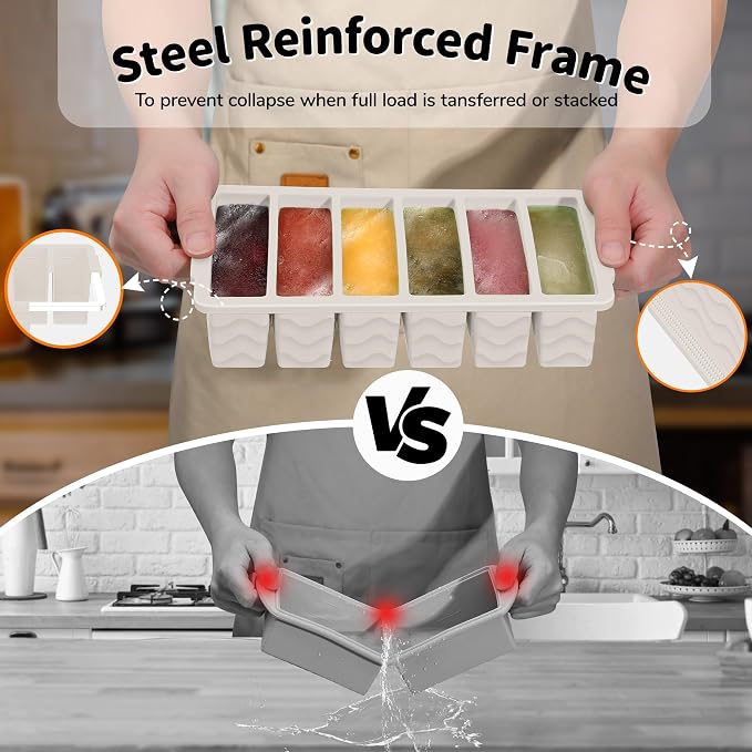 3-Pack Silicone Freezer Trays - Image 3