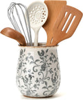 Utensil Holder for Kitchen Counter, Modern Farmhouse Cooking Utensil