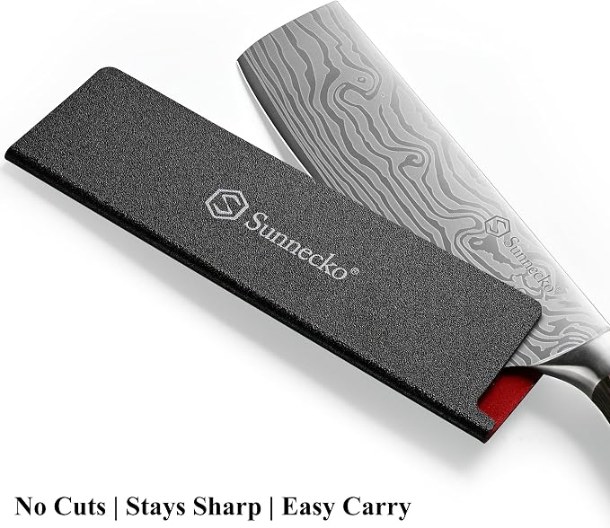 Sunnecko Japanese Nakiri Knife 7 Inch - Image 9