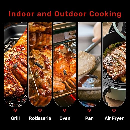 WiFi Wireless Bluetooth Meat Thermometer Digital, Smart AI Powered Cooking - Image 8