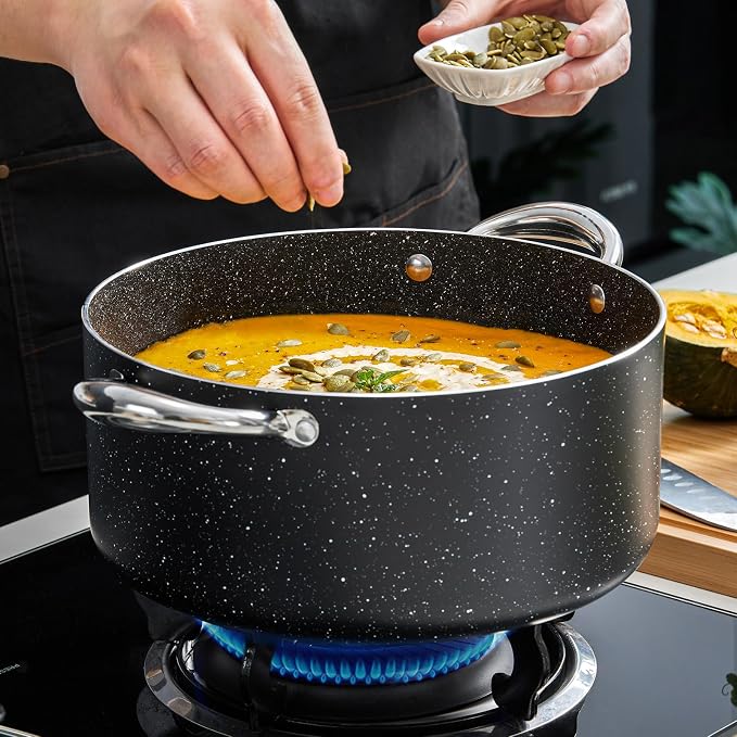 BEZIA 6 Quart Nonstick Stock Pot - Image 7