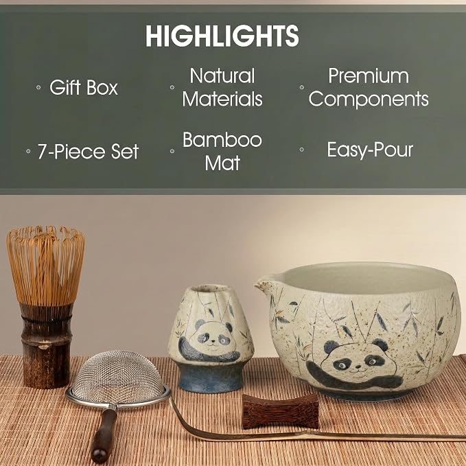 Matcha Whisk Set, 7-Piece Matcha Kit - Image 2