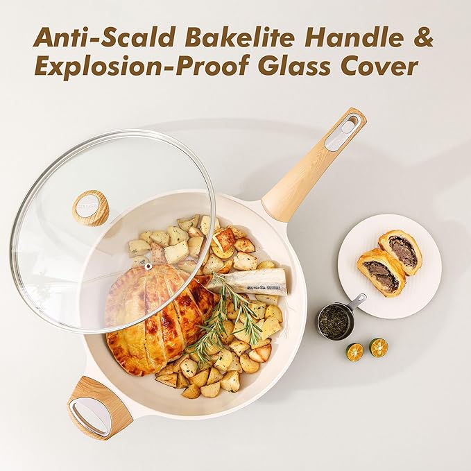 SENSARTE Ceramic Nonstick Frying Pan Skillet - Image 6