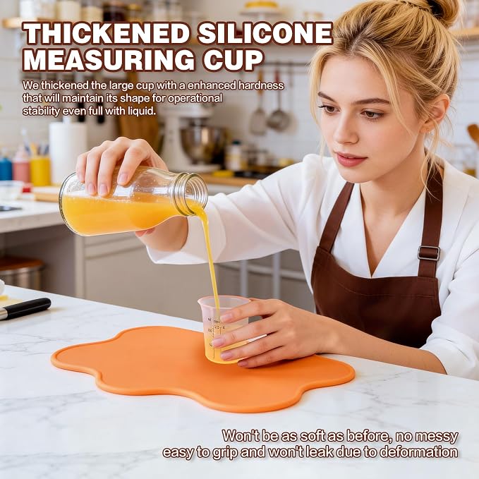 Silicone Measuring Cups Set 10Pcs 125ml - Image 3