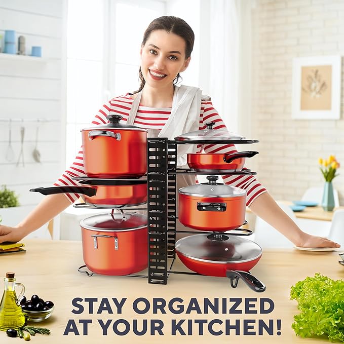 Pots and Pans Organizer Under Cabinet - Image 4