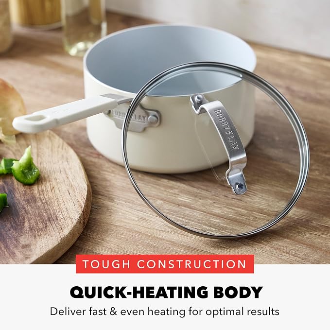 GreenPan x Bobby Flay 1.67QT Nonstick Saucepan - Image 3