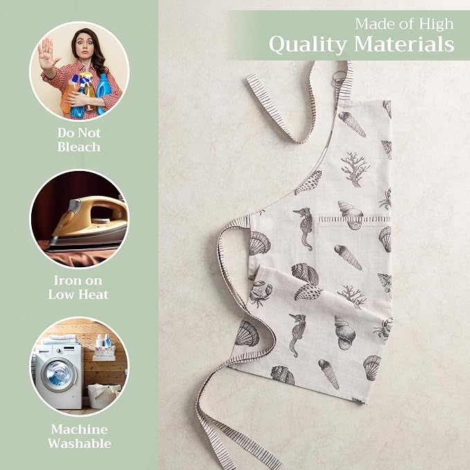 Maison d' Hermine 100% Cotton Apron - Image 3
