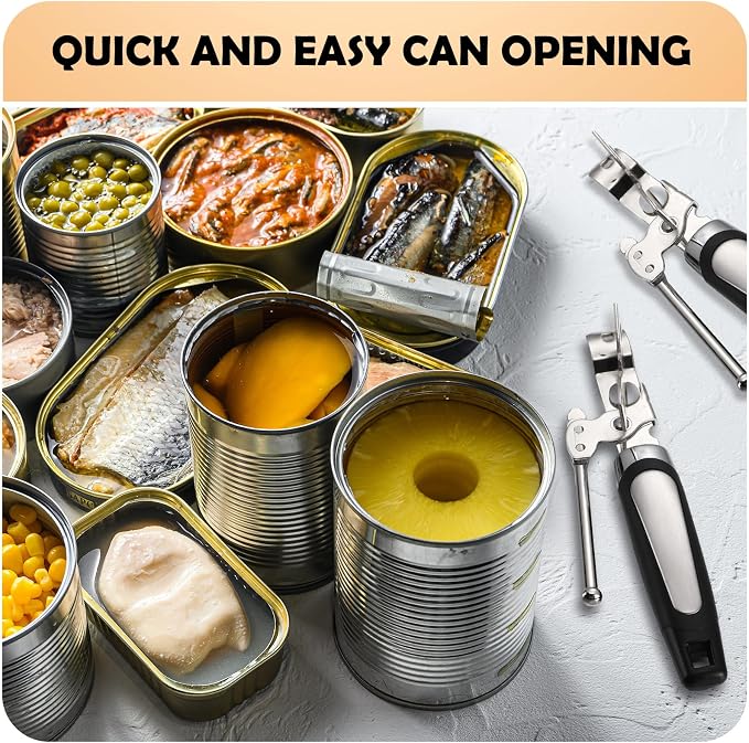 Gisafai 10 Pcs Can Opener Manual Bulk Smooth Edge - Image 5