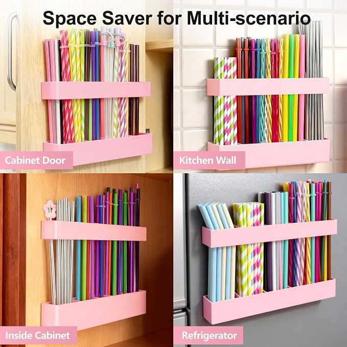 9.5” Large Acrylic Straw Holder - Image 4