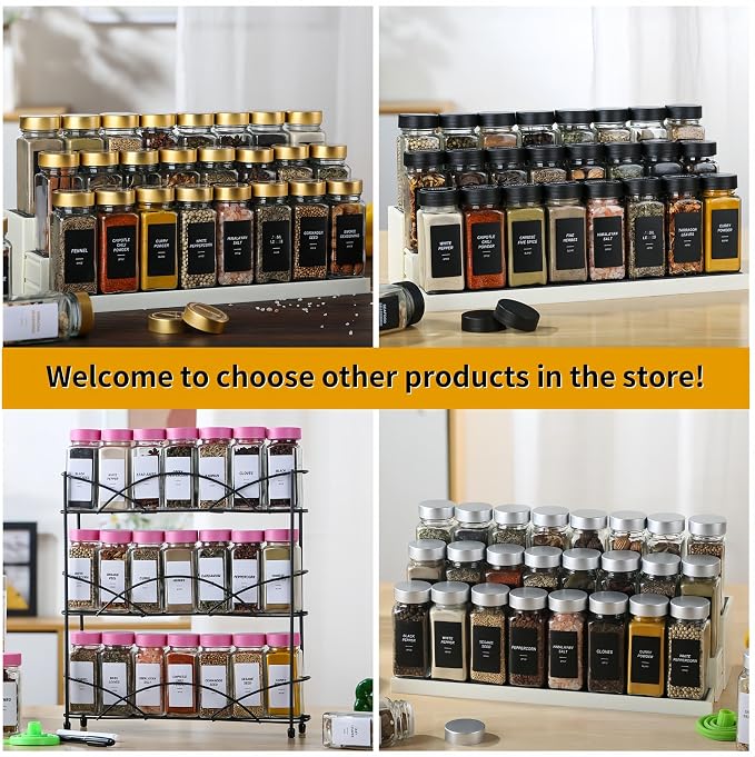 24Pcs Spice Jars Containers - Image 9