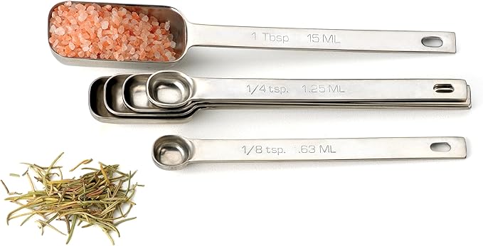 RSVP International Endurance Stainless Steel Spice Measuring Spoons - Image 6