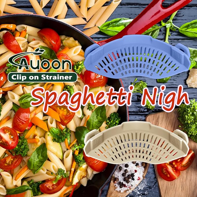 AUOON Clip on Strainer for Pots and Pans - Image 3