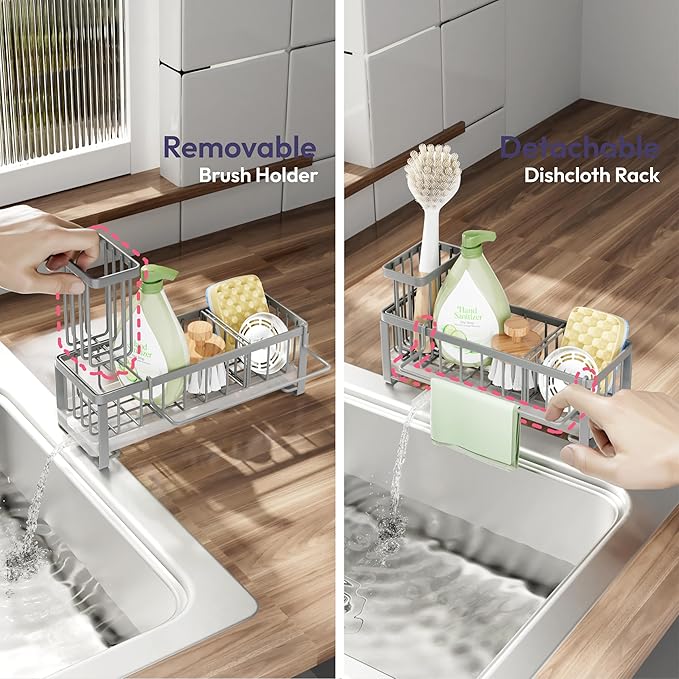 SWTYMIKI Sponge Holder for Kitchen Sink - Image 3