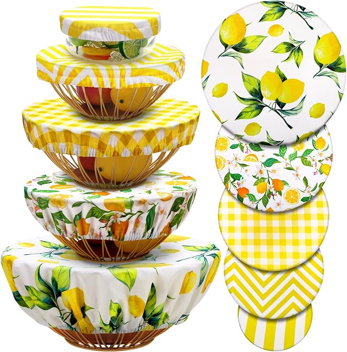 10 Pack Cloth Bowl Covers for Bread Rising by CHENGU