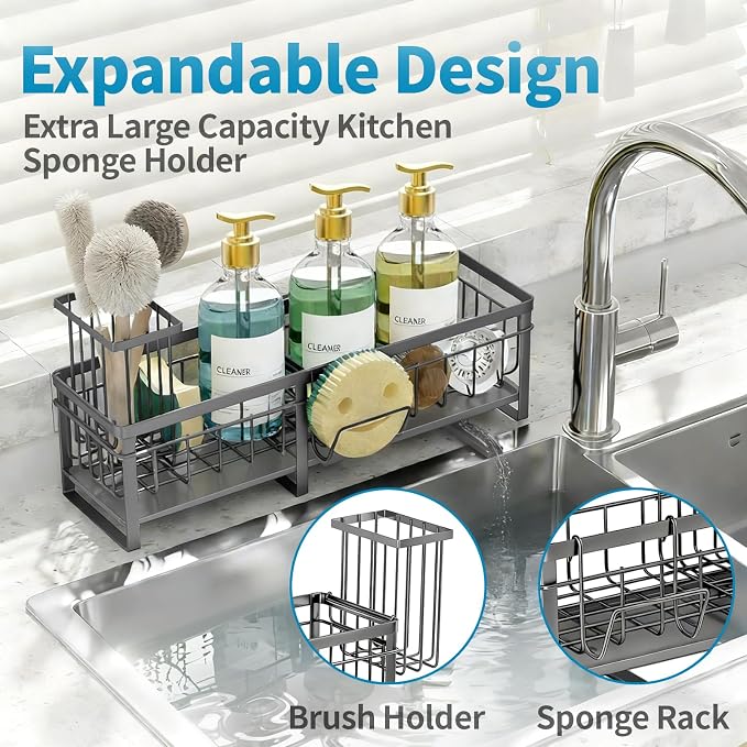 Aurblozen Extra Large Extendable Sponge Holder - Image 4