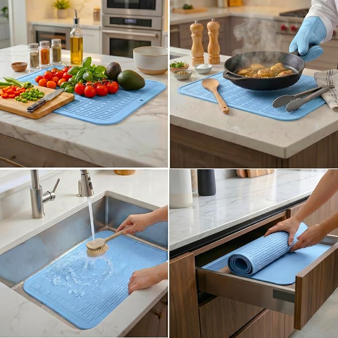 MicoYang Silicone Dish Drying Mat - Image 3