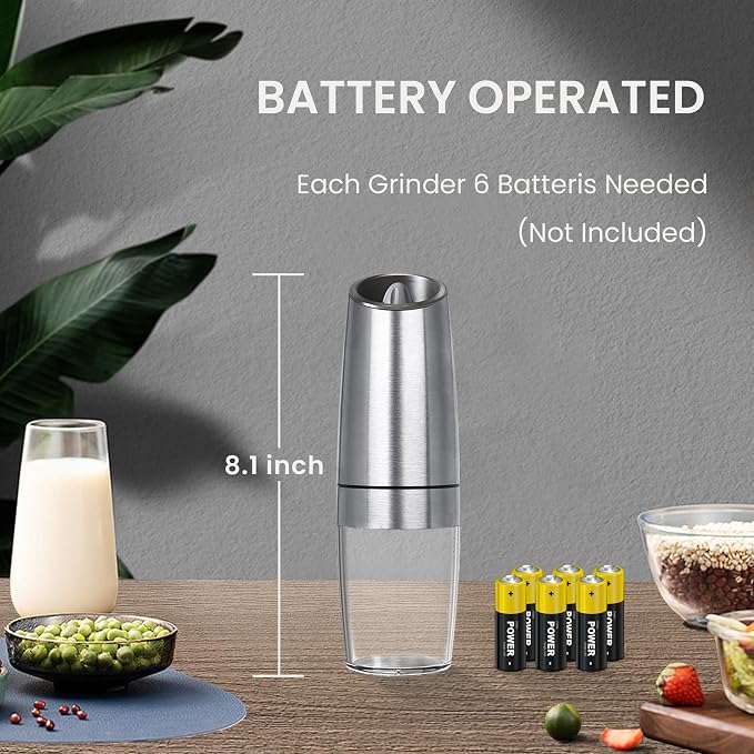 Battery Operated Salt And Pepper Grinder - Image 4