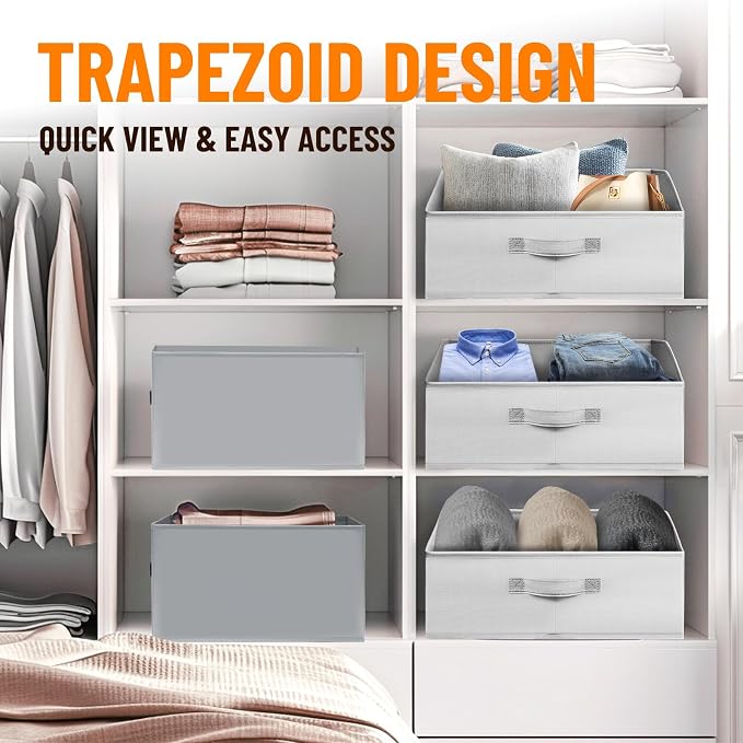 Extra Large Closet Organizers Bins 4 Pack - Image 4