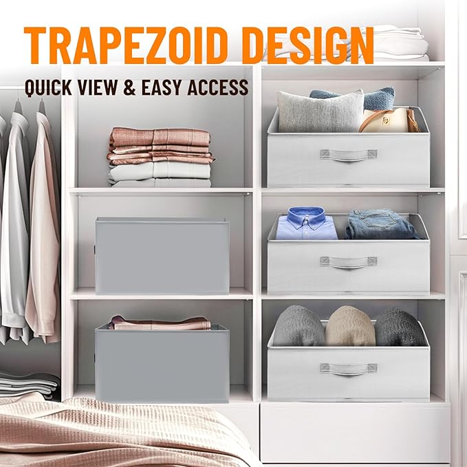 Criusia Closet Organizers Bins 8 Pack - Image 4