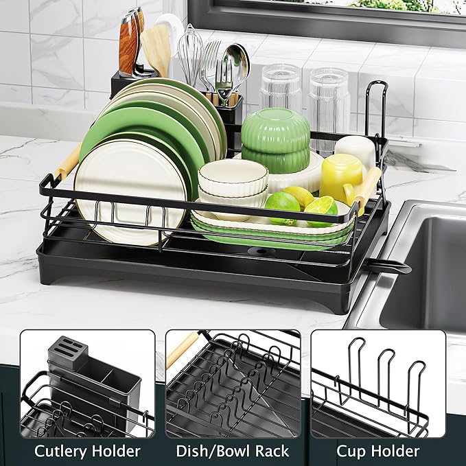 Epicano Dish Drying Rack for Kitchen Counter - Image 3