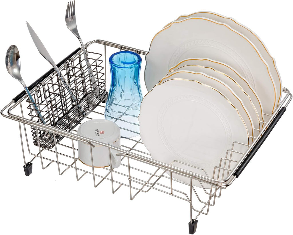 Slideep Cutlery Utensil Silverware Drying Rack, Flatware Storage