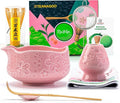 TEANAGOO 7-PCS Pink Matcha Whisk Set by TEANAGOO