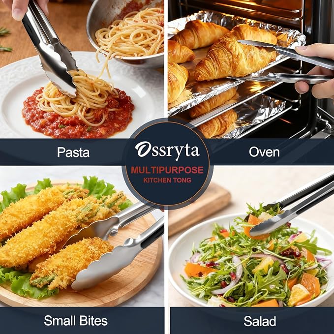 Small Cooking Tong Set of 3 - Image 6