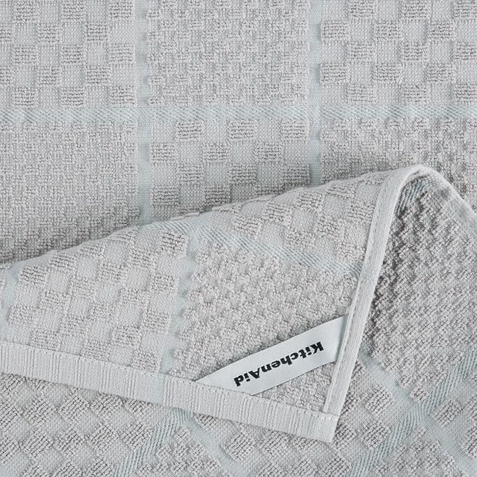 KITCHENAID Quilted Cotton Terry Cloth Oven Mitt, Pot Holder, Kitchen Towel - Image 8