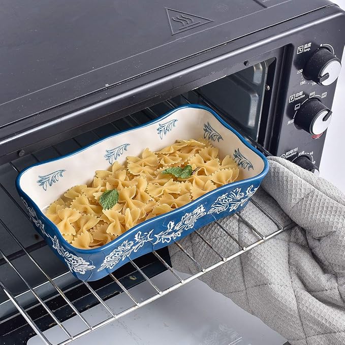 Wisenvoy Casserole dishes for oven Lasagna pan 2-Pcs Baking dish Casserole dish - Image 6