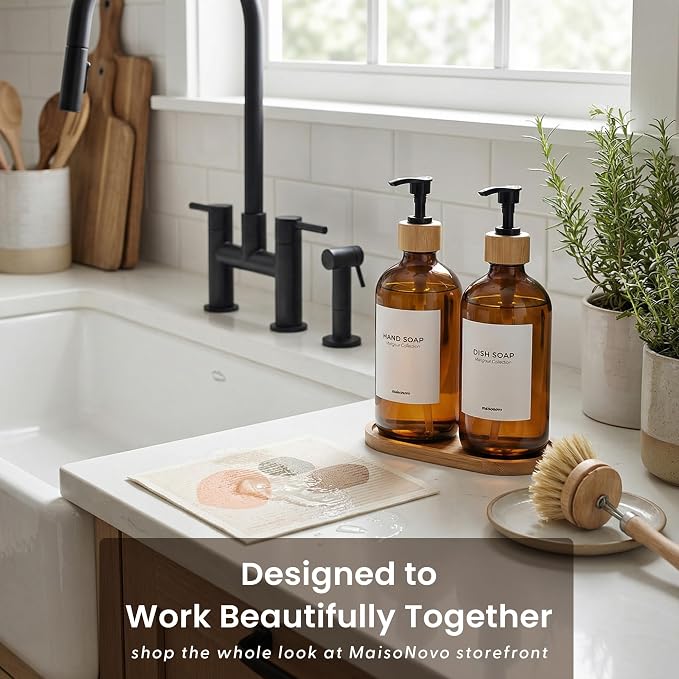 MaisoNovo Glass Dish Soap Dispenser - Image 10