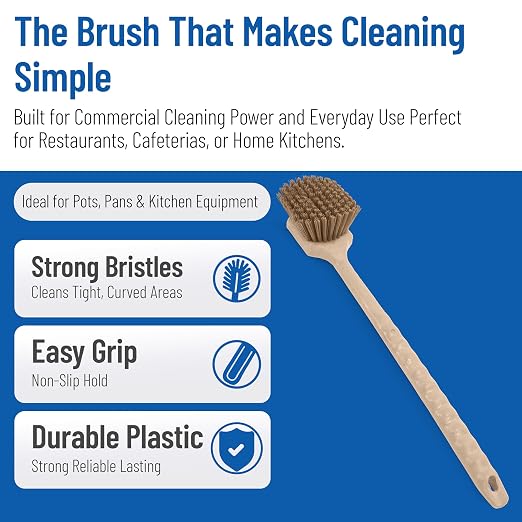 SPARTA 40501EC25 Plastic Large Scrub Brush, Kitchen Brush, Utility Brush - Image 3