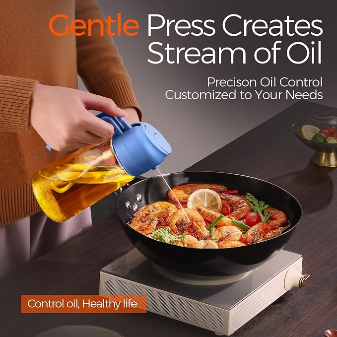 YARRAMATE 16oz/470ml Glass Olive Oil Sprayer - Image 3