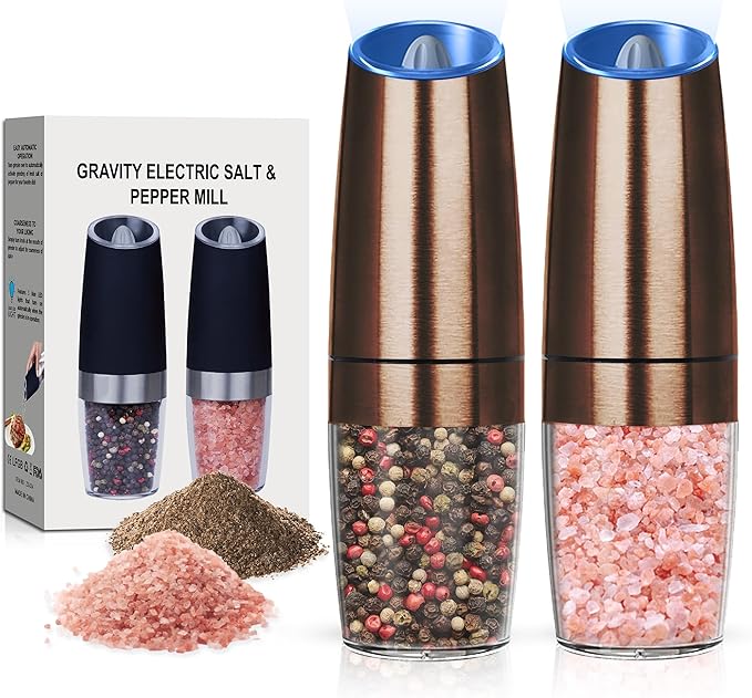 Battery Operated Salt And Pepper Grinder Set by Unknown