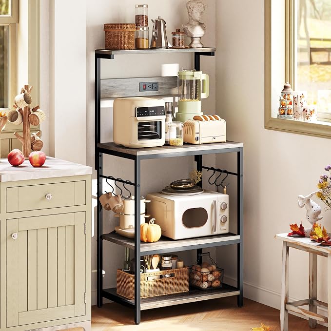 SUPERJARE Kitchen Bakers Rack - Image 2
