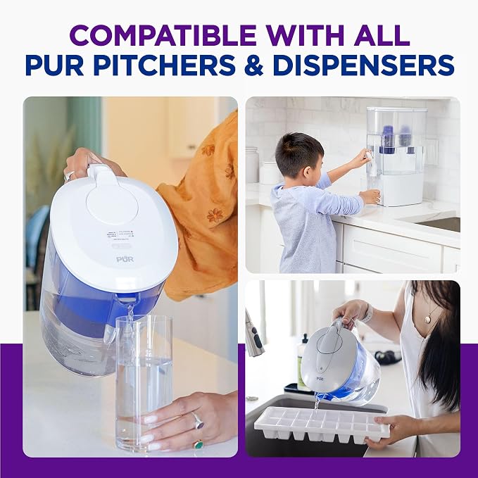 PUR Water Pitcher & Dispenser Replacement Filter 2-Pack, Genuine PUR Water - Image 5