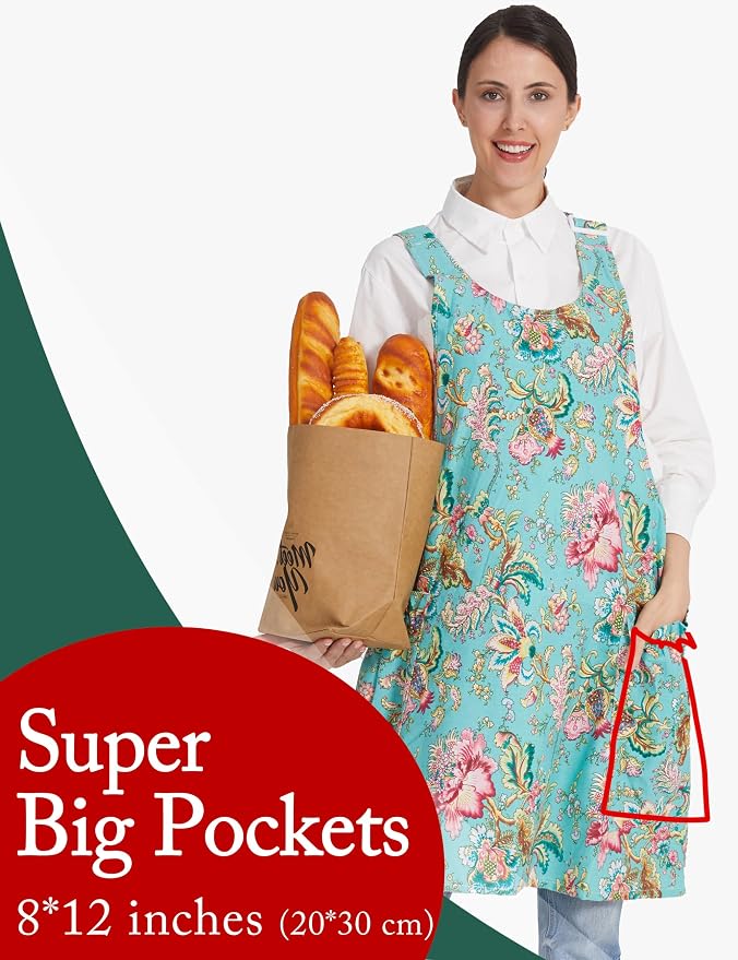 Cozy Adjustable Cross Back Aprons - Image 2