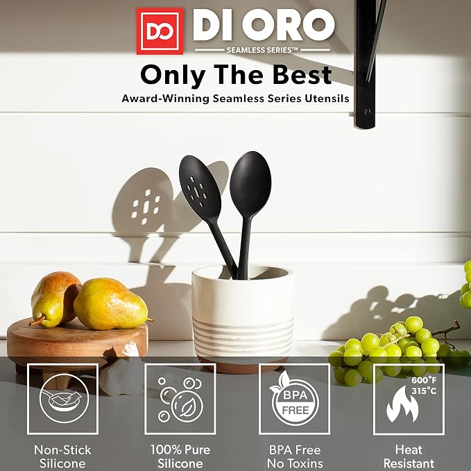 DI ORO Silicone Spoons for Cooking - Image 2